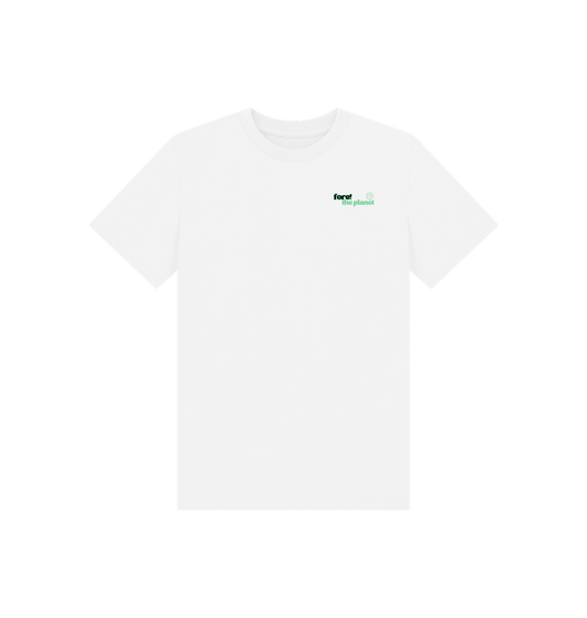 White Printed Kids T-Shirt
