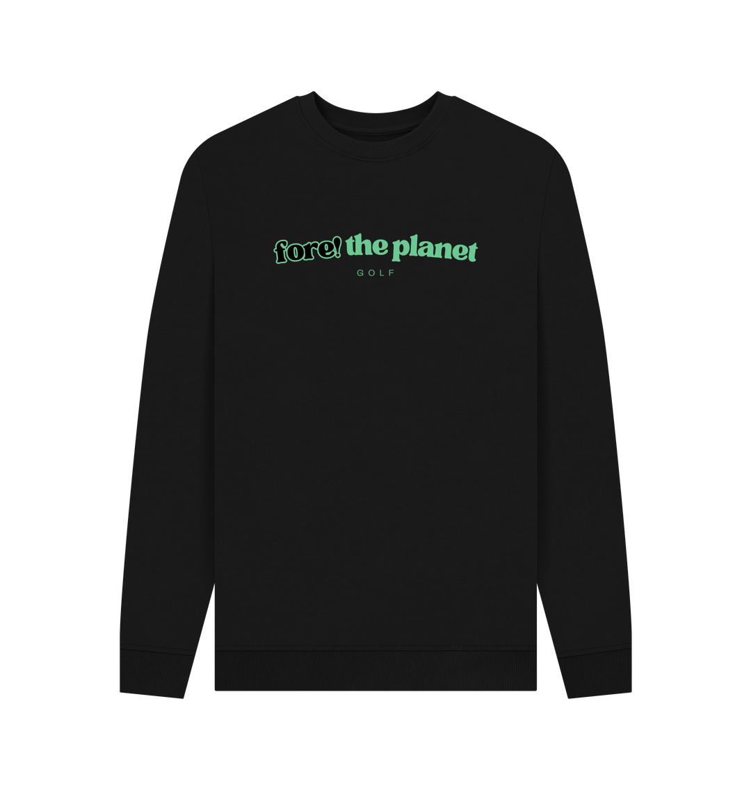 Black Printed Sweater