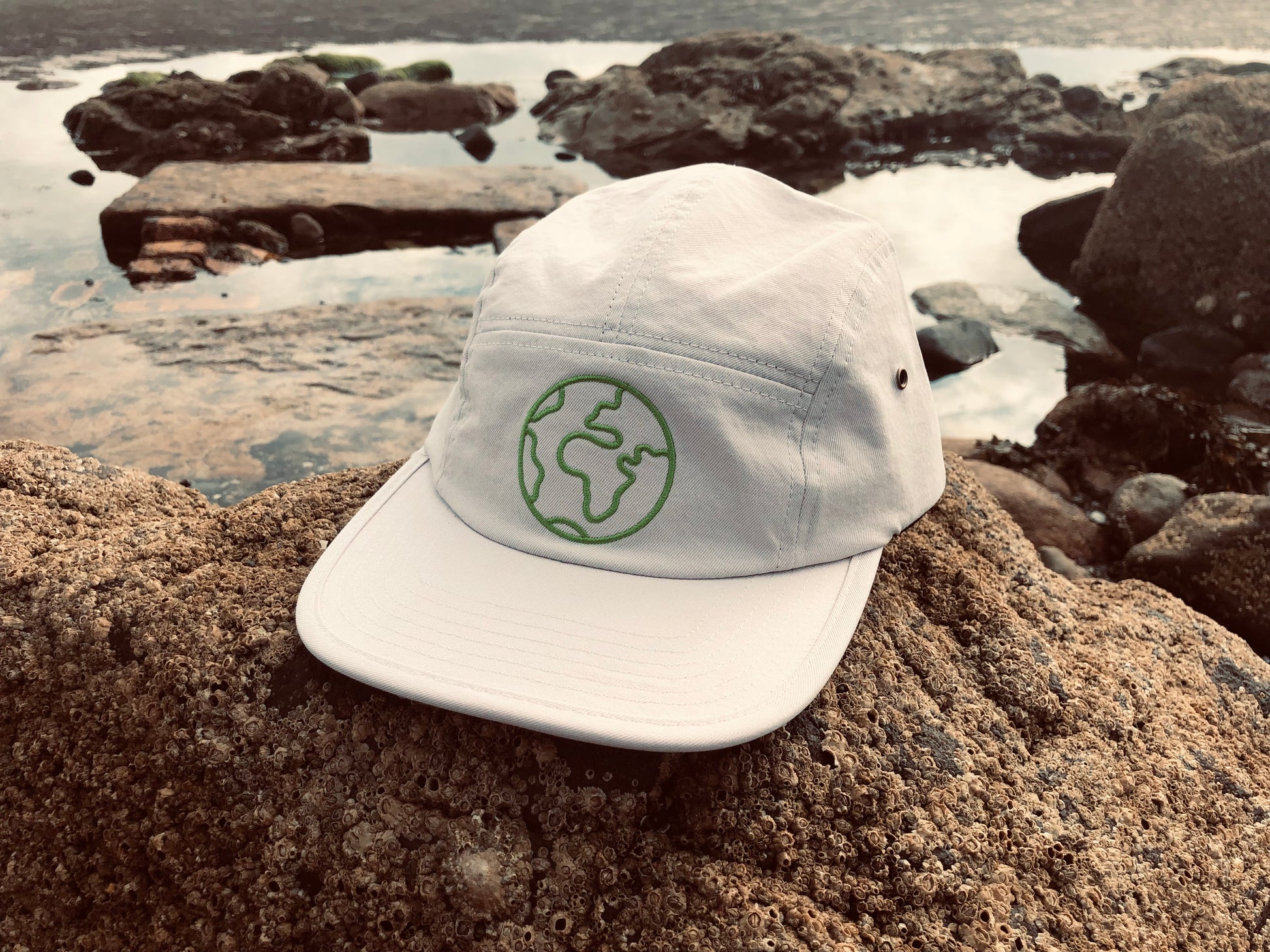 Casual 5Panel Cap - Beige image 0