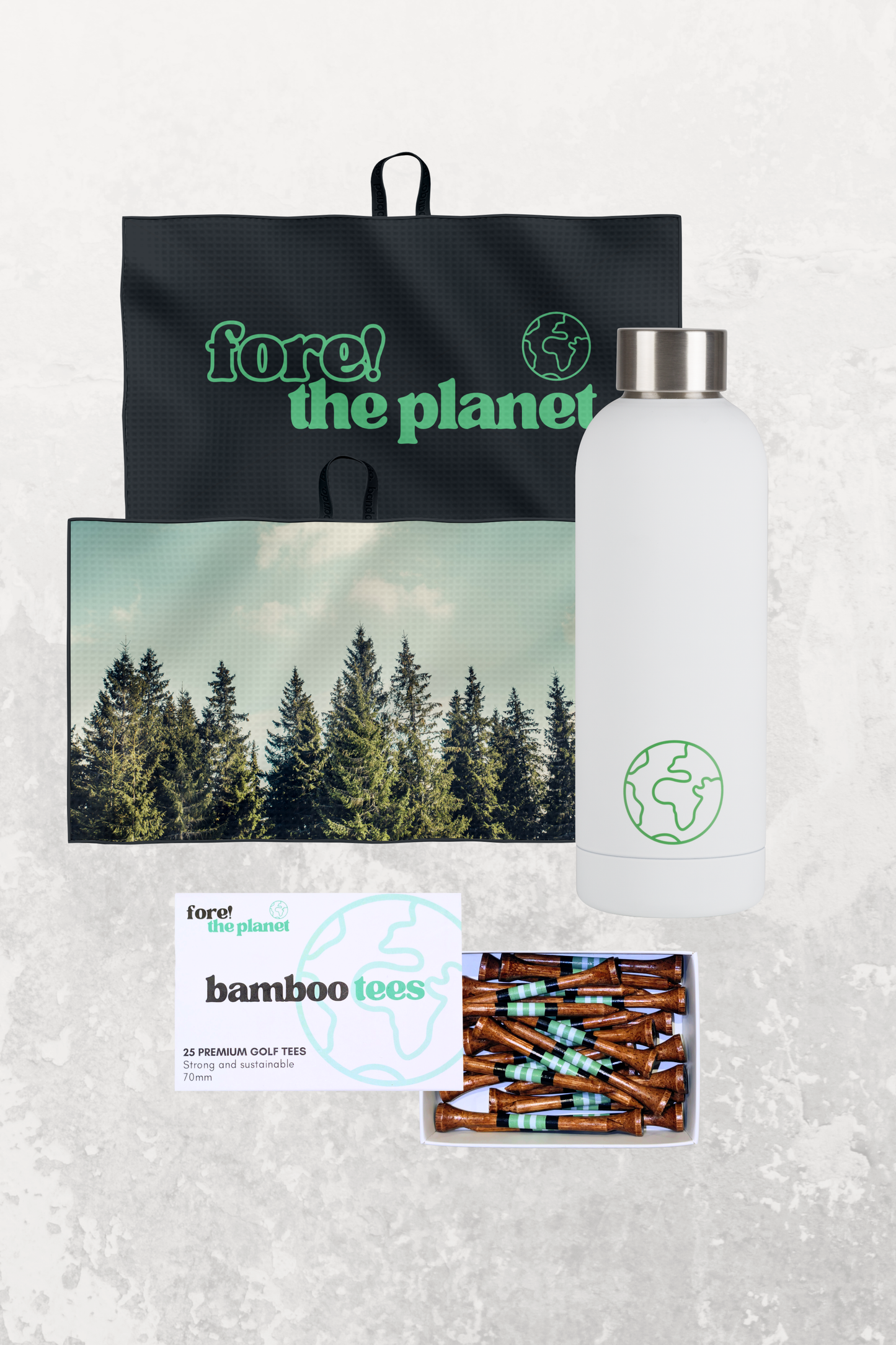 Bottle, Towel & Tees Gift Bundle