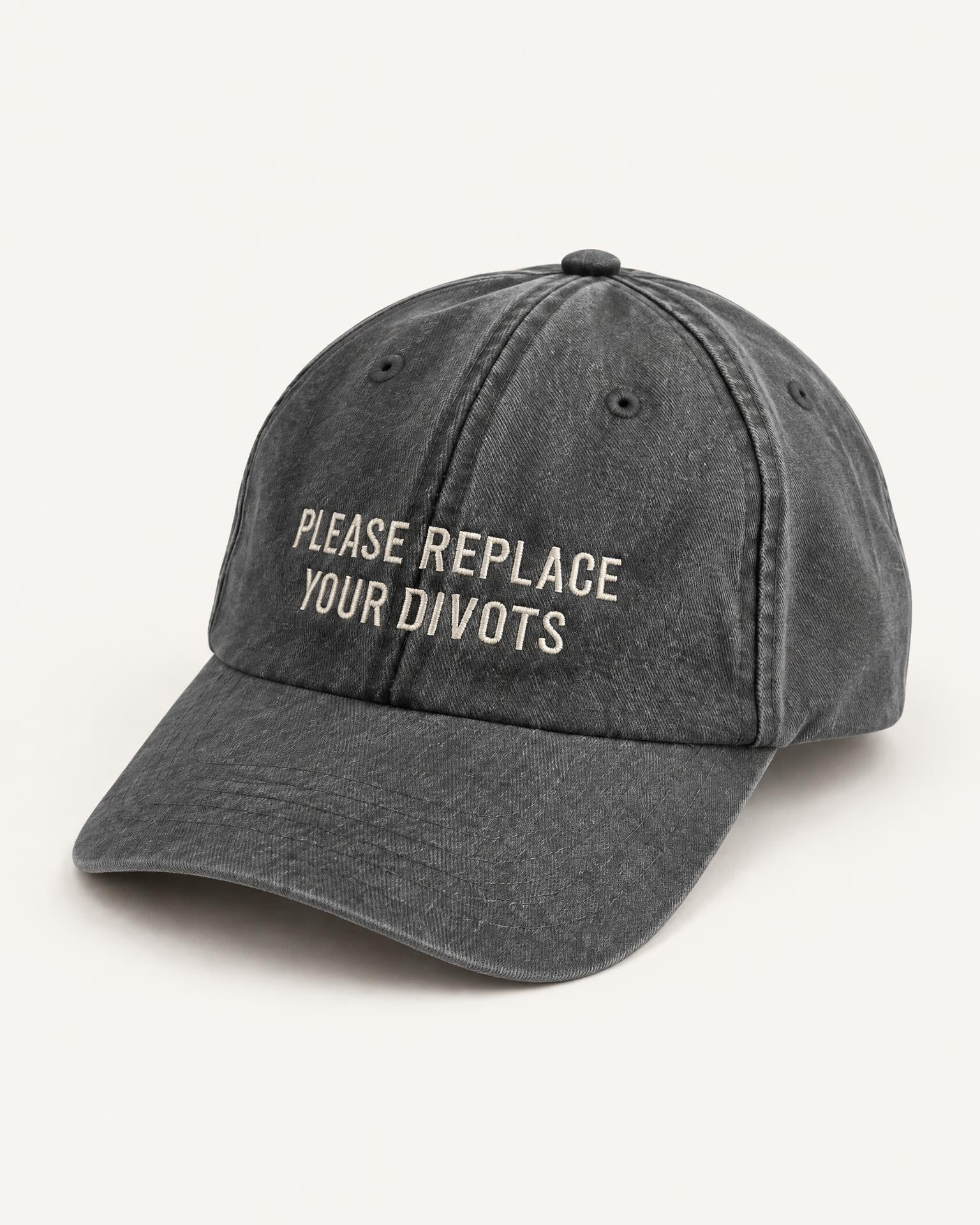 The Divots Cap - Black