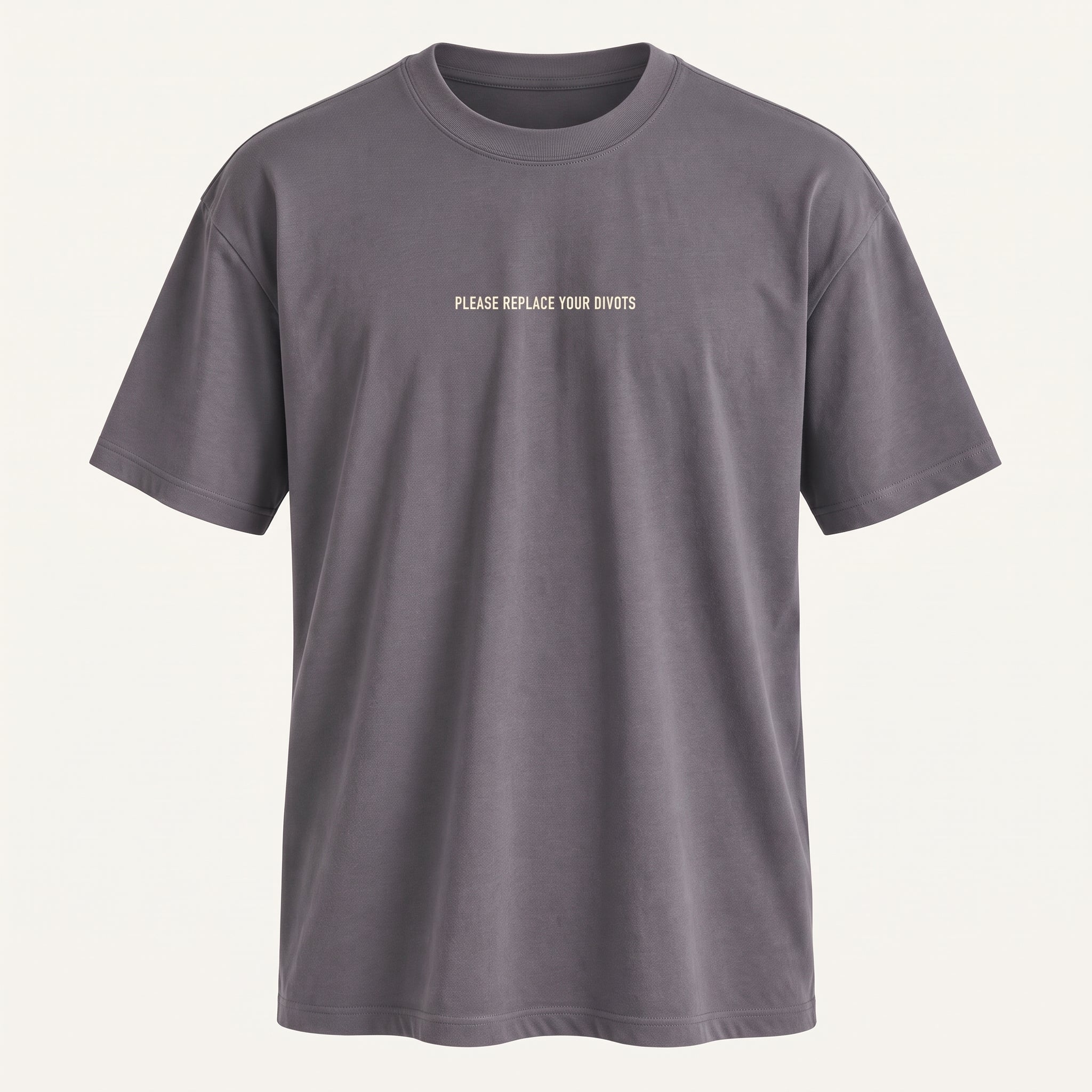 The Divots T-Shirt - Charcoal